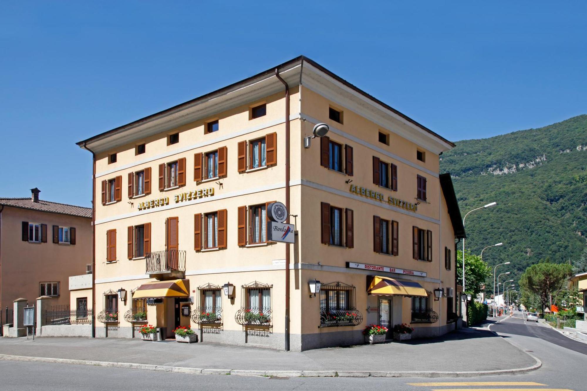 Albergo Ristorante Svizzero Capolago Bagian luar foto