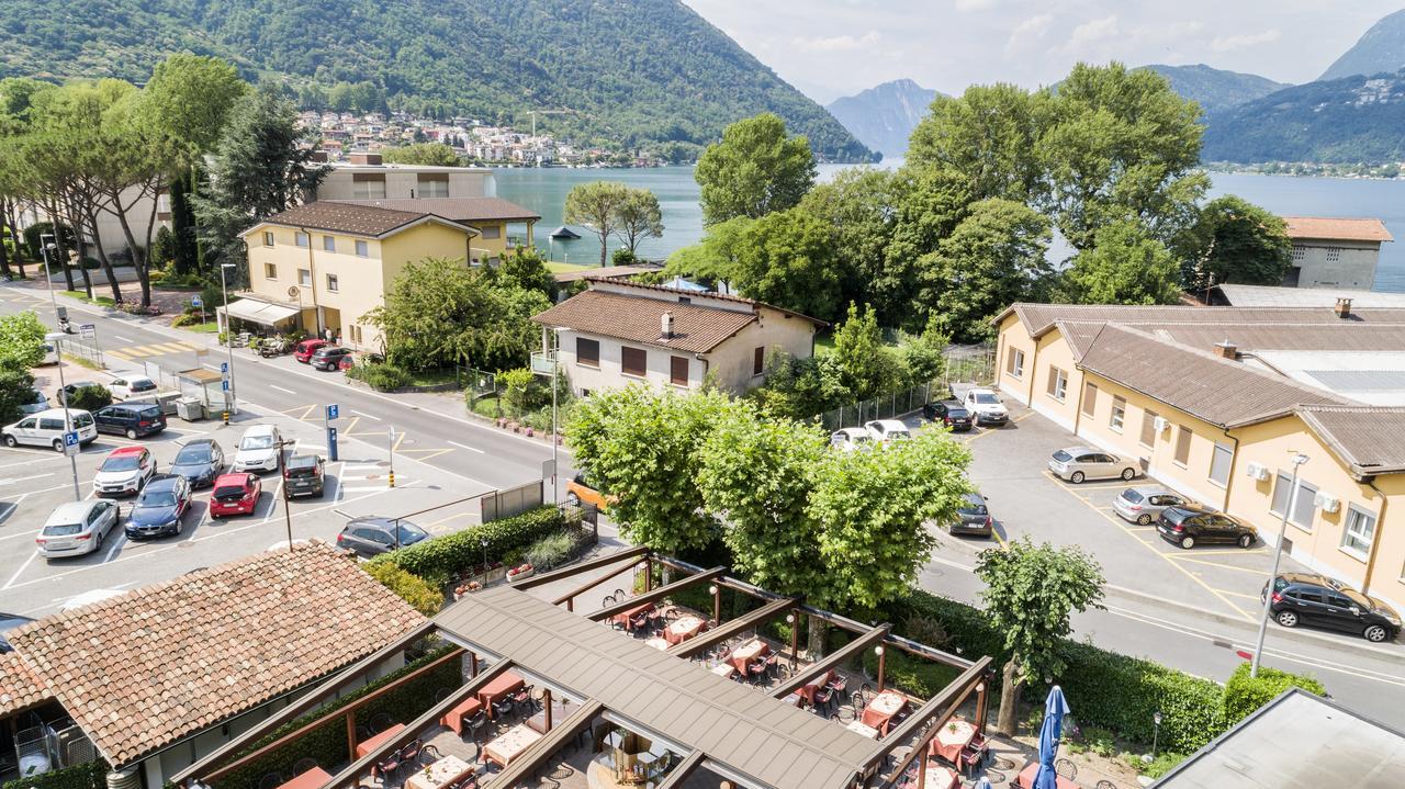 Albergo Ristorante Svizzero Capolago Bagian luar foto